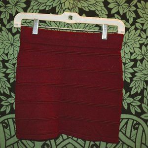 Forver 21 Maroon Mini Skirt